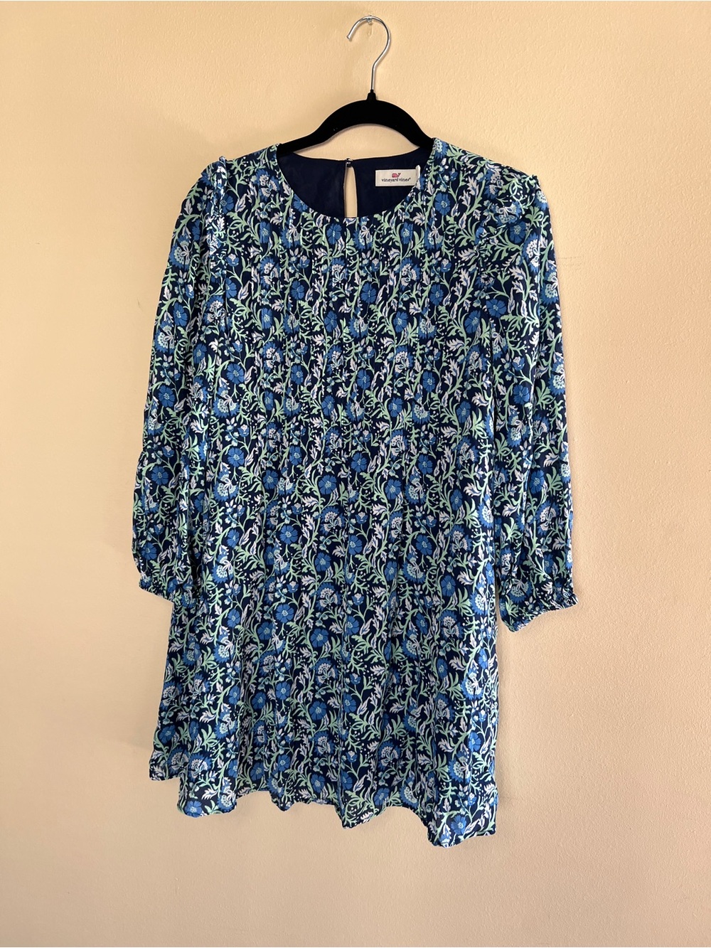 Vineyard Vines Navy Floral Shift Dress